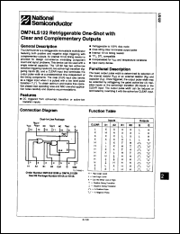 Click here to download DM74LS122M Datasheet