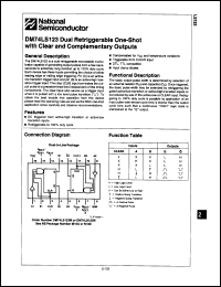 Click here to download DM74LS123 Datasheet
