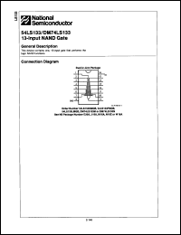 Click here to download 54LS133DMQB Datasheet