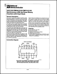 Click here to download 54LS193LMQB Datasheet