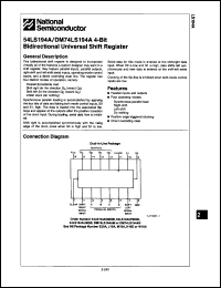 Click here to download DM74LS194AM Datasheet