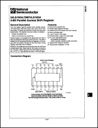 Click here to download DM74LS195AN Datasheet