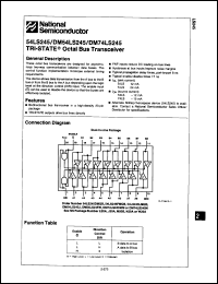 Click here to download DM74LS245WM Datasheet