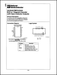 Click here to download 54LS249FMQB Datasheet