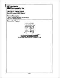 Click here to download 54LS260LMQB Datasheet