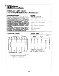 Click here to download DM74LS251N Datasheet
