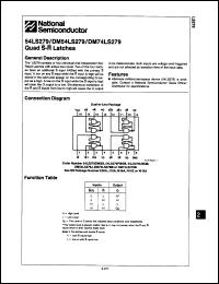 Click here to download 54LS279DMQB Datasheet