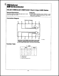 Click here to download 54LS21 Datasheet