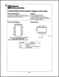 Click here to download DM74LS378M Datasheet