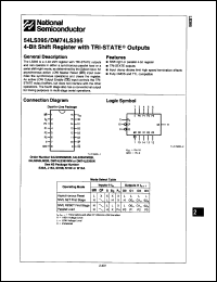 Click here to download 54LS395DMQB Datasheet