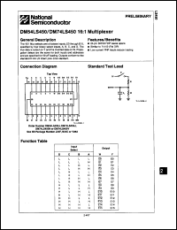 Click here to download DM74LS450N Datasheet