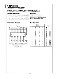 Click here to download DM74LS450AN Datasheet