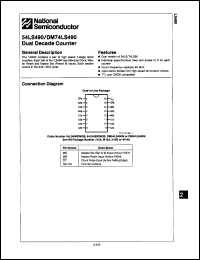 Click here to download DM74LS490M Datasheet