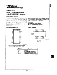 Click here to download DM74LS533N Datasheet