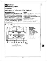 Click here to download DM74LS962N Datasheet