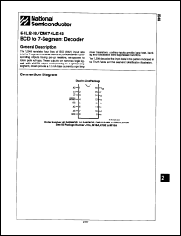 Click here to download 54LS48 Datasheet