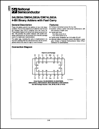 Click here to download 54LS83 Datasheet