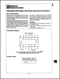 Click here to download DM54S280W Datasheet
