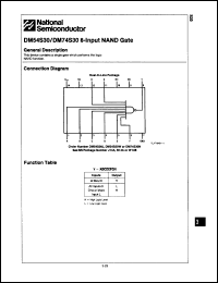 Click here to download DM54S30 Datasheet