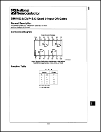 Click here to download DM54S32 Datasheet