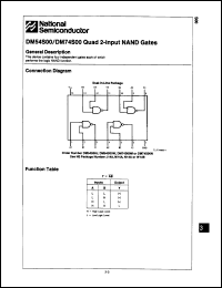 Click here to download DM54S00 Datasheet