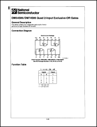 Click here to download DM54S86 Datasheet