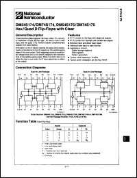 Click here to download DM54S174J Datasheet