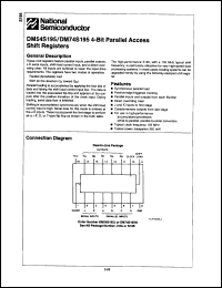 Click here to download DM54S195J Datasheet
