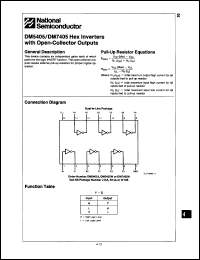 Click here to download DM5405W Datasheet
