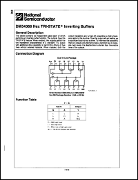 Click here to download DM54368W Datasheet