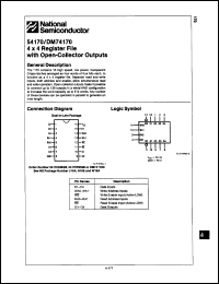 Click here to download DM74170N Datasheet