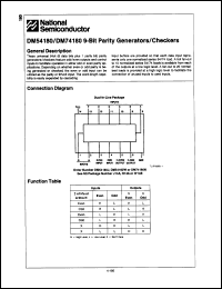 Click here to download DM54180J Datasheet