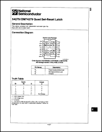 Click here to download DM74279N Datasheet