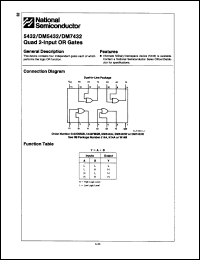 Click here to download DM5432W Datasheet