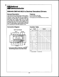 Click here to download DM7445N Datasheet