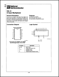 Click here to download 93L12 Datasheet