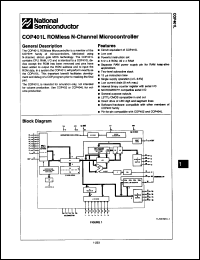 Click here to download COP401L/N Datasheet