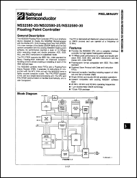 Click here to download NS32580-25 Datasheet
