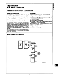 Click here to download NS32C202D-6 Datasheet