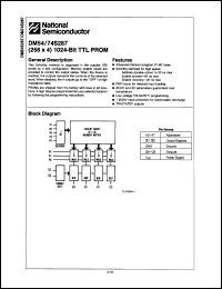Click here to download DM54S287AJ Datasheet