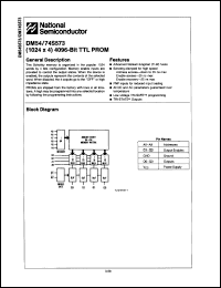 Click here to download DM74S573BJ Datasheet