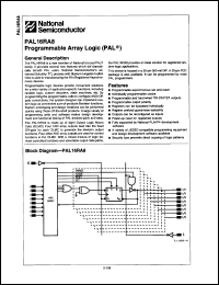 Click here to download PAL16RA8 Datasheet