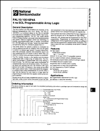 Click here to download PAL1016P4AJC Datasheet