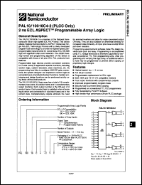 Click here to download PAL1016C4-2VC Datasheet