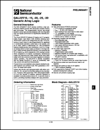 Click here to download GAL22V10-15 Datasheet