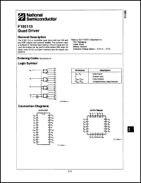 Click here to download F100113 Datasheet