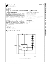 Click here to download LM3557SDX-2 Datasheet