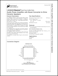 Click here to download LM4802BLQ Datasheet