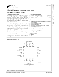 Click here to download LM4961 Datasheet