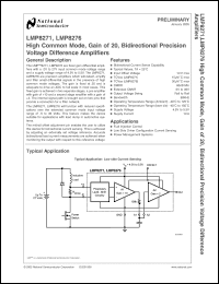 Click here to download LMP8276 Datasheet